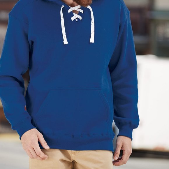 J. America - Sport Lace Hooded Sweatshirt - Picture 2 of 3